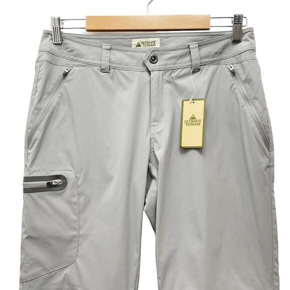 NWT Ultimate Terrain Trailhead Hiking Pants in Alloy Gray Women’s Size 4 NEW - Picture 4 of 13